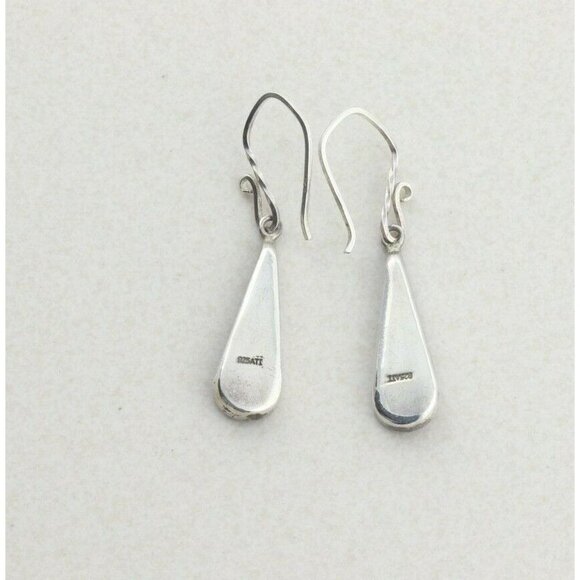 Sterling Silver Blue Sodalite Earrings Dangle Drop Earrings - Picture 7 of 7